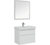 Набор мебели для ванной Aquanet Nova Lite 75 2 ящика белый глянец 00242903