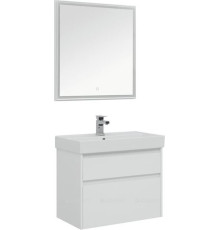 Набор мебели для ванной Aquanet Nova Lite 75 2 ящика белый глянец 00242903
