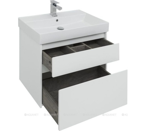Набор мебели для ванной Aquanet Nova Lite 75 2 ящика белый глянец 00242903