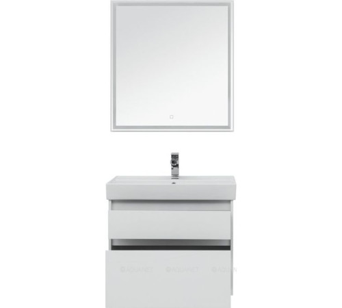 Набор мебели для ванной Aquanet Nova Lite 75 2 ящика белый глянец 00242903
