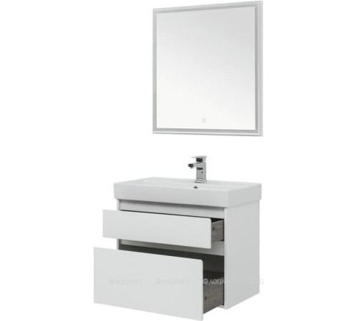 Набор мебели для ванной Aquanet Nova Lite 75 2 ящика белый глянец 00242903