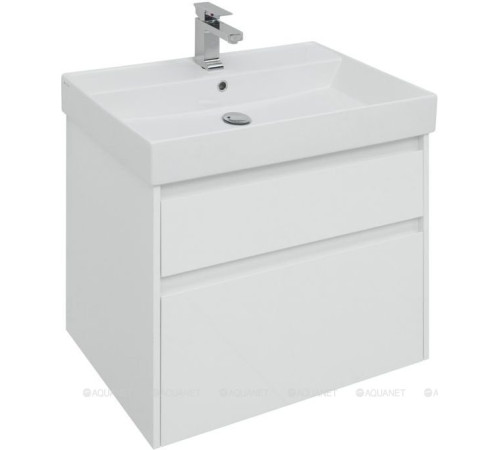 Набор мебели для ванной Aquanet Nova Lite 75 2 ящика белый глянец 00242903