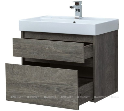 Набор мебели для ванной Aquanet Nova Lite 75 2 ящика дуб рошелье 00242904