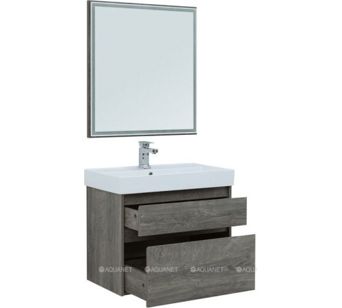 Набор мебели для ванной Aquanet Nova Lite 75 2 ящика дуб рошелье 00242904