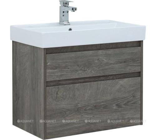 Набор мебели для ванной Aquanet Nova Lite 75 2 ящика дуб рошелье 00242904