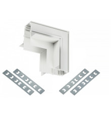 Соединитель угловой внутренний для треков встраиваемых MyFar  MT0200-CLW-W