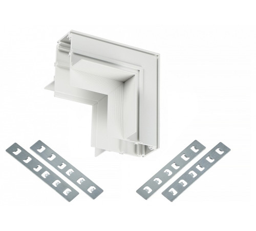 Соединитель угловой внутренний для треков встраиваемых MyFar MT0200-CLW-W