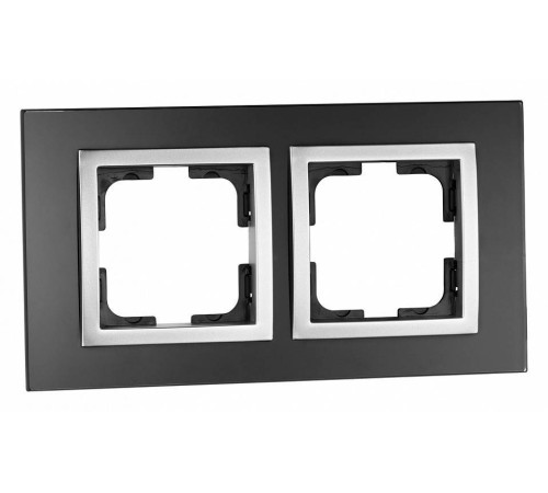 Рамка на 2 поста Mono Electric Style Glass 107-720000-161