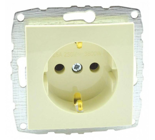 Розетка с заземлением, без рамки Mono Electric Despina / Larissa 500-001721-117