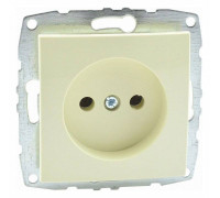 Розетка без заземления Mono Electric Despina белая без рамки 500-001722-116