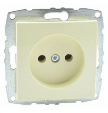 Розетка без заземления Mono Electric Despina белая без рамки 500-001722-116