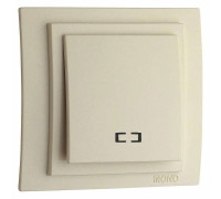 Выключатель одноклавишный с подсветкой без рамки Mono Electric Despina / Larissa 500-001725-101