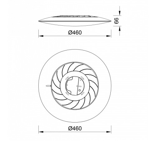 Накладной светильник Mantra SLIM 8692