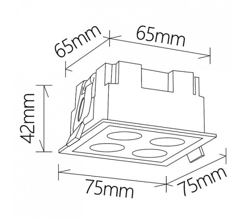 Встраиваемый светильник Mantra BLAU 9130