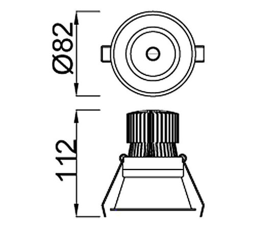 Встраиваемый светильник Mantra Formentera C0072