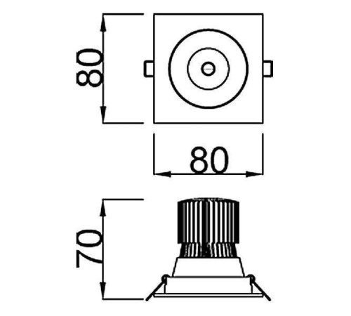Встраиваемый светильник Mantra Formentera C0079