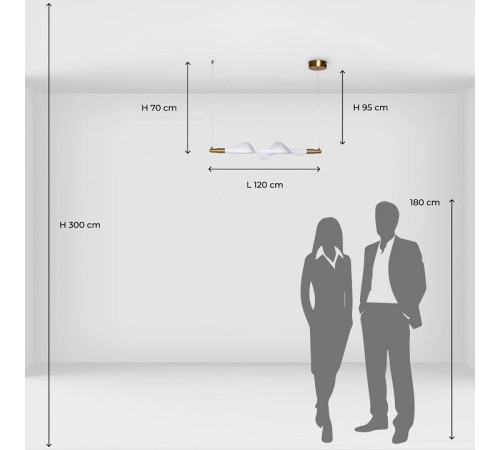 Подвесной светильник De City Мадлен 7 424016801
