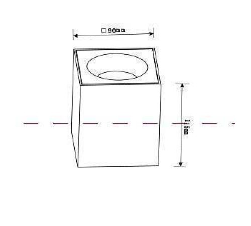 Накладной светильник Maytoni Zoom C030CL-01W