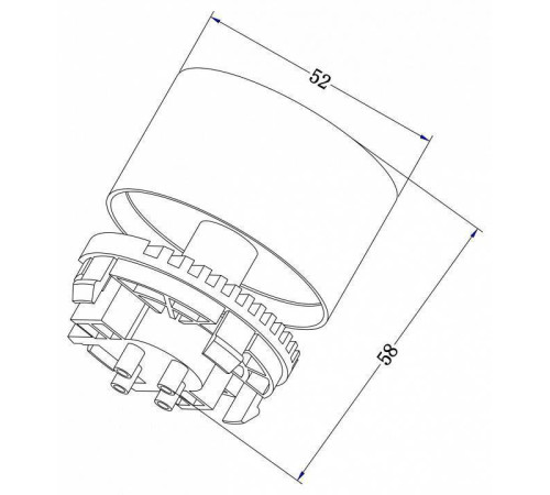 Накладной светильник Maytoni FOCUS S C050CL-01B