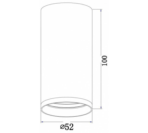 Накладной светильник Maytoni Focus S C052CL-01W
