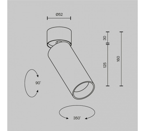 Светильник на штанге Maytoni Technical FOCUS LED C055CL-L12W4K-SS-B