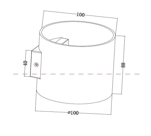 Бра Maytoni Rond C066WL-01MG