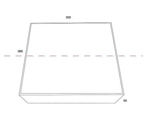 Накладной светильник Maytoni Zon LED 40 Вт 4000K белый квадратный C067CL-L40W4K
