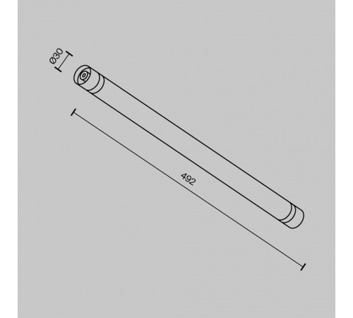 Модульный светильник Maytoni Larc C148CL-L500-7W3K-B