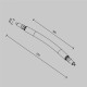 Соединитель угловой L-образный для модульных светильников Maytoni Accessories for system Axity CA005FC-B