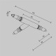 Соединитель T-образный для модульных светильников Maytoni Accessories for system Axity CA007TC-BS