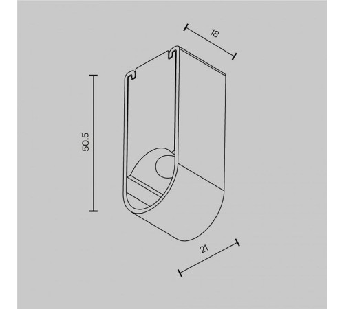Крепление Maytoni Accessories for system Axity CA010SM-B
