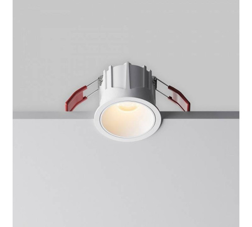 Встраиваемый светильник Maytoni Alfa LED DL043-01-10W2.7K-RD-W