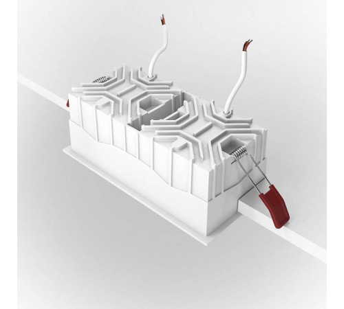 Встраиваемый светильник Maytoni Alfa DL043-02-15W3K-SQ-W