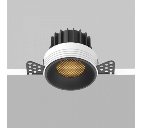 Встраиваемый светильник Maytoni Round DL058-12W2.7K-TRS-B