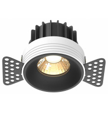 Встраиваемый светильник Maytoni Round DL058-12W2.7K-TRS-B