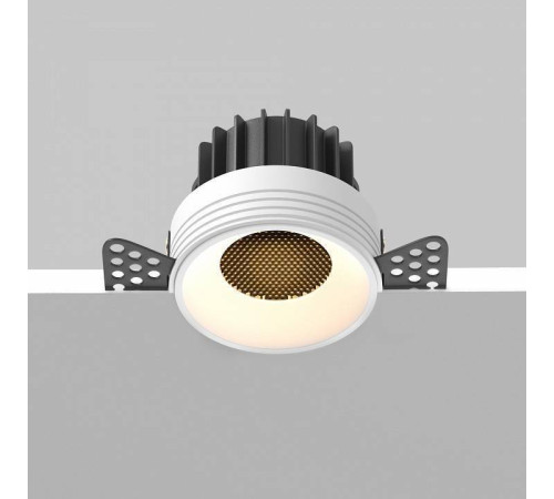 Встраиваемый светильник Maytoni Round DL058-12W2.7K-TRS-W