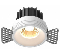 Встраиваемый светильник Maytoni Round DL058-12W2.7K-TRS-W
