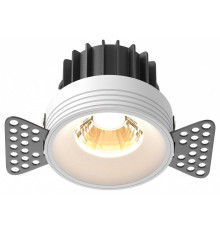 Встраиваемый светильник Maytoni Round DL058-12W2.7K-TRS-W