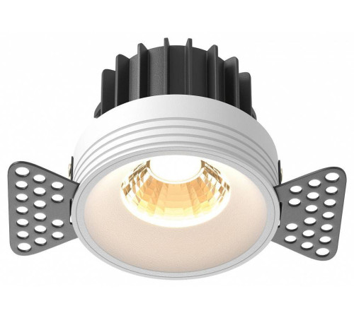 Встраиваемый светильник Maytoni Round DL058-12W2.7K-TRS-W