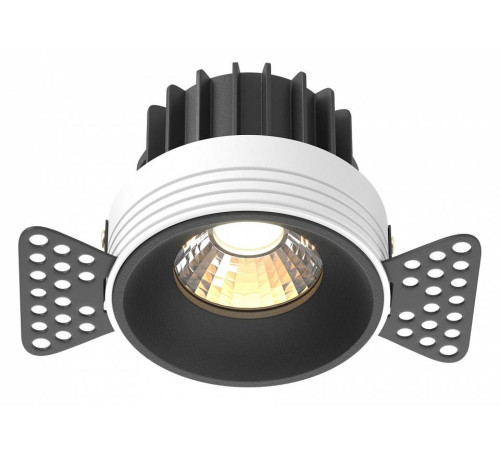 Встраиваемый светильник Maytoni Round DL058-12W3K-TRS-B