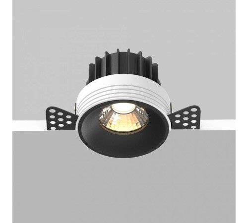 Встраиваемый светильник Maytoni Round DL058-12W3K-TRS-B