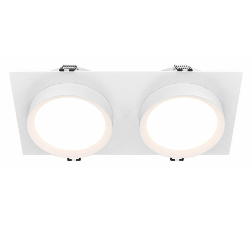 Встраиваемый светильник Maytoni Hoop DL086-02-GX53-SQ-W