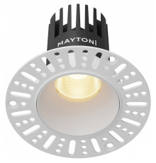 Встраиваемый светильник Maytoni  DL119-10W-2.7K-TRS-W