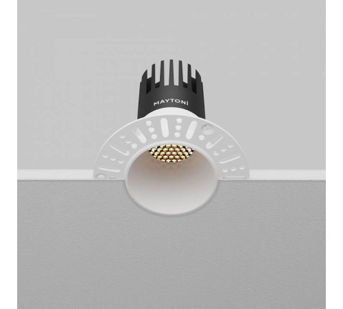 Встраиваемый светильник Maytoni Dip DL120-10W-2.7K-TRS-W
