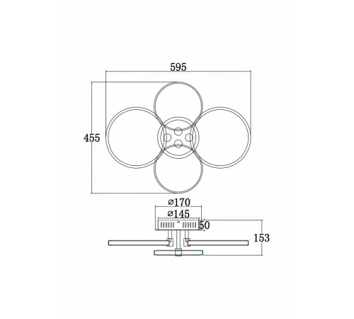 Накладной светильник Freya Gritta 40 Вт FR10018CL-L40W