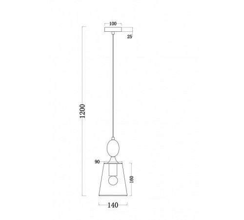 Подвесной светильник Freya Sofi FR2022PL-01CH