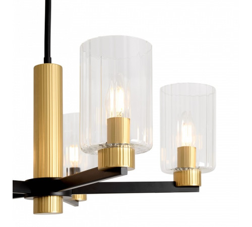 Люстра на штанге Freya Ombre FR2051CL-05BBS
