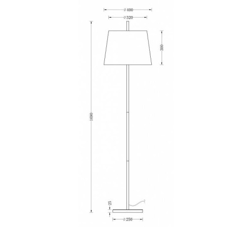 Торшер Freya Sandy FR5118FL-01BS