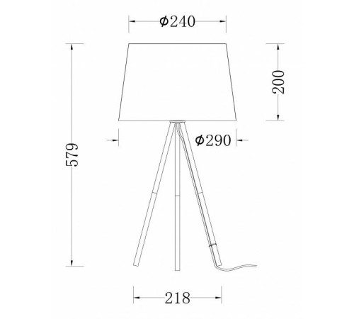 Настольная лампа декоративная Freya Sandy FR5118TL-01BS