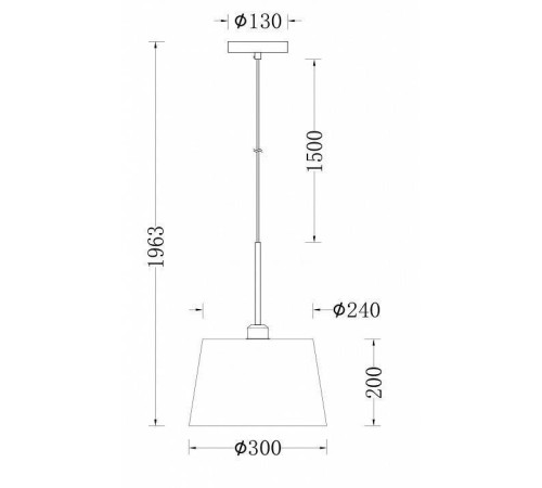 Подвесной светильник Freya Sandy 1 лампа FR5119PL-01BS